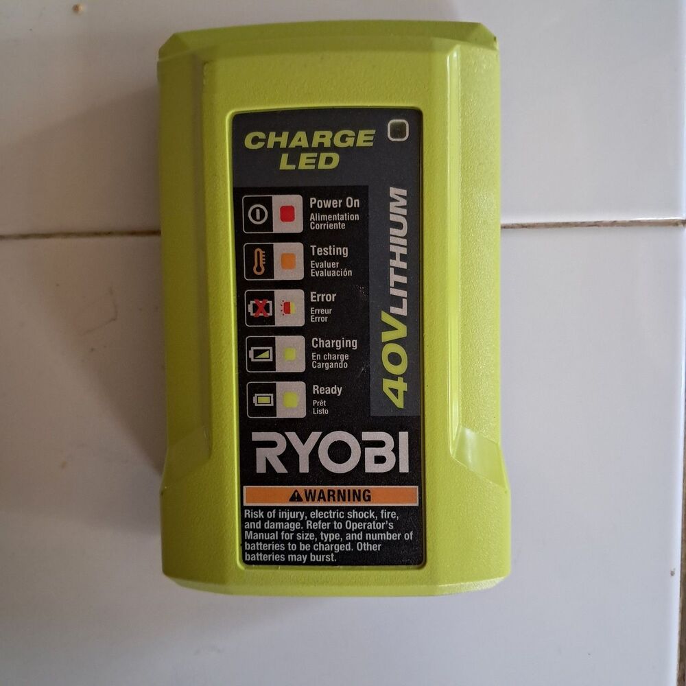 For RYOBI 40V Lithium Battery Charger OP404VNM- Missing cord